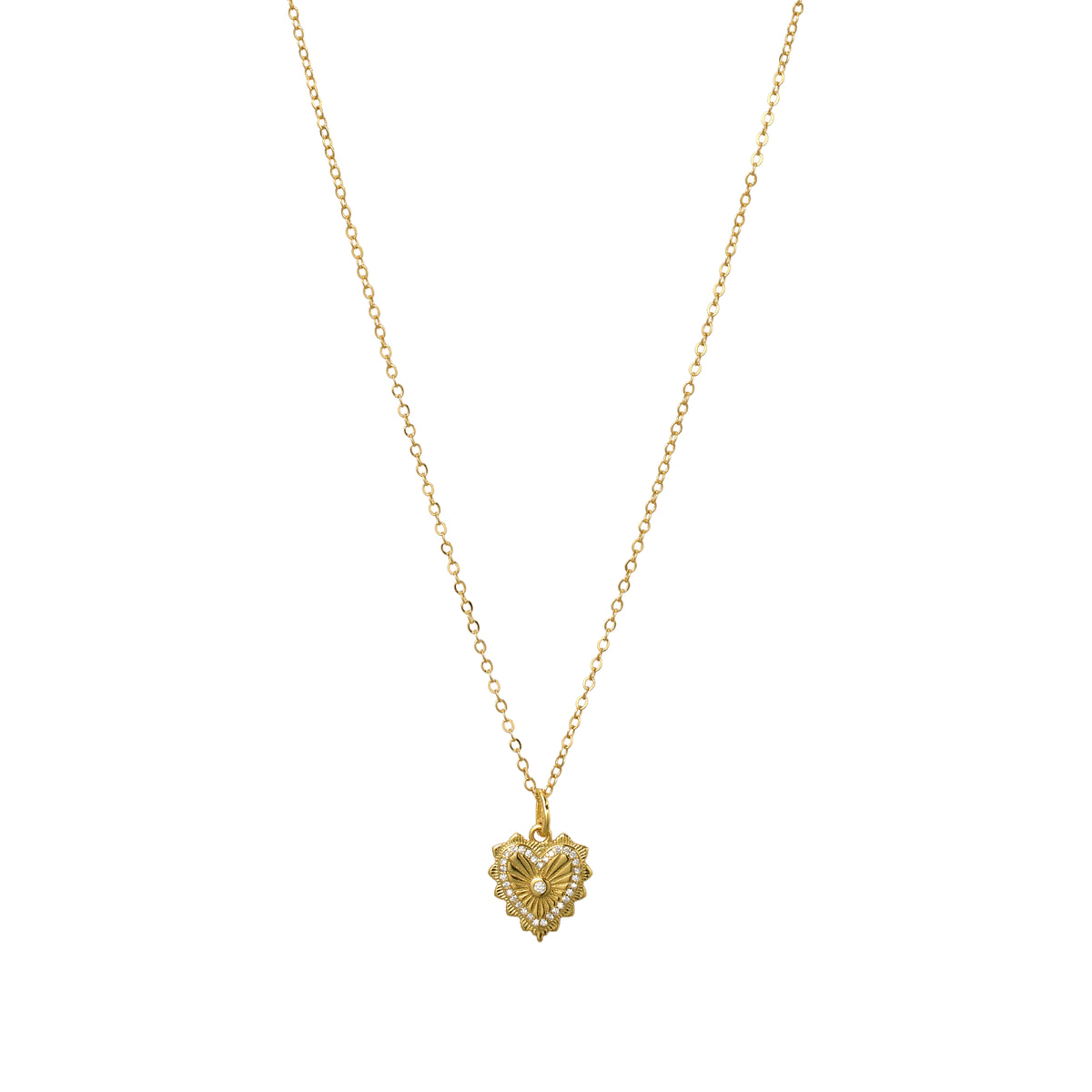 Hearts Desire Mini Necklace | Gold