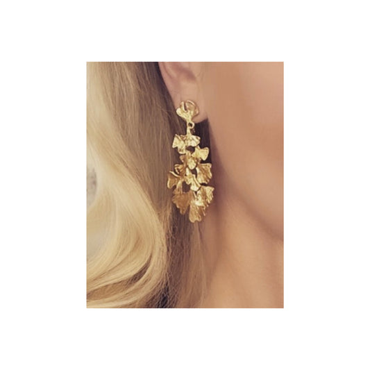 Ginko Leaf Earrings