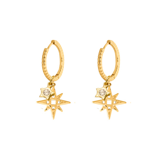 LKD Signature Star Necklace with embellished Star| Gold