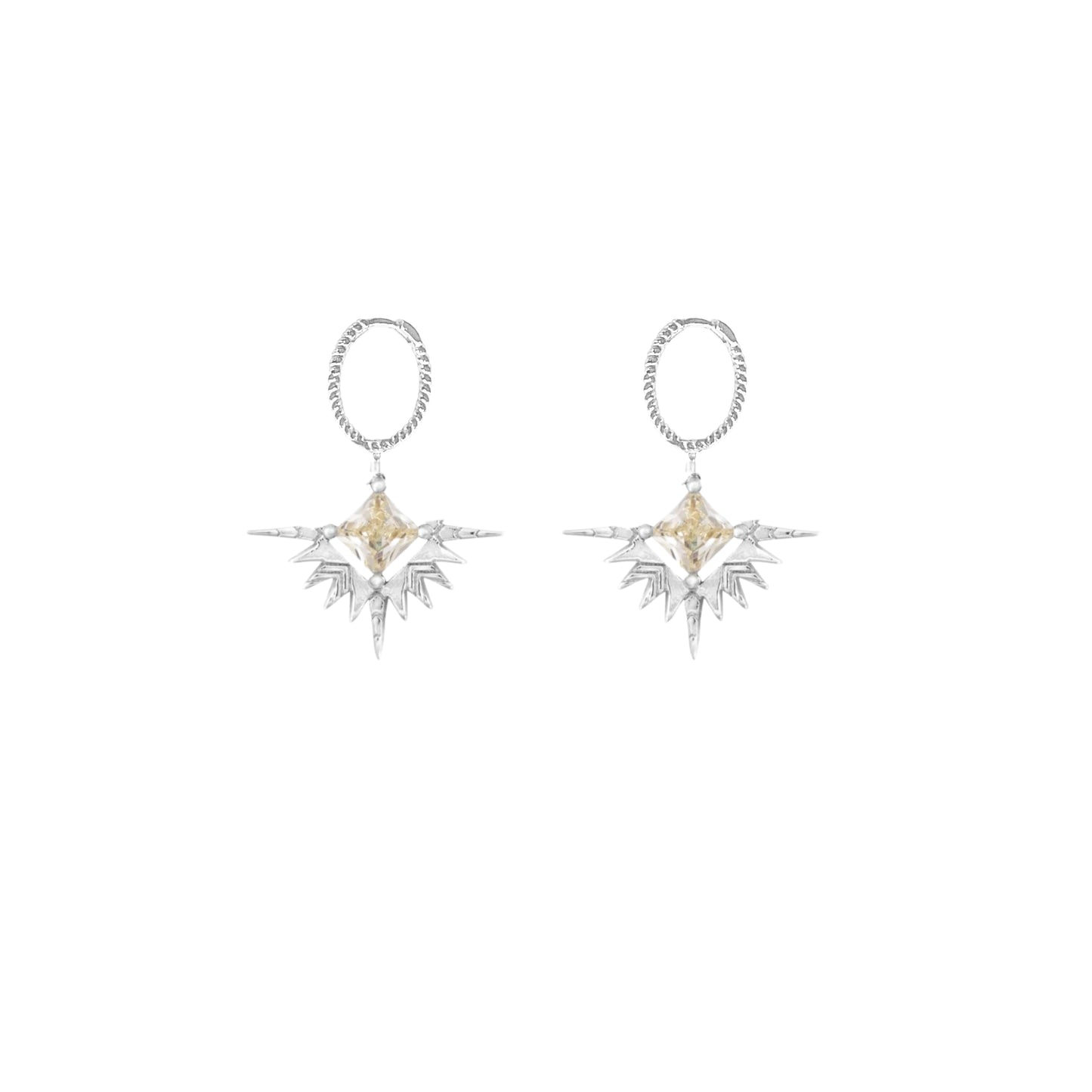 Solstice Sleepers | Silver & Pale Lemon