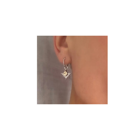 Solstice Sleepers | Silver & Pale Lemon