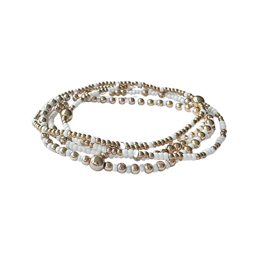 Beaded Bracelet Set  | Costa Blanc