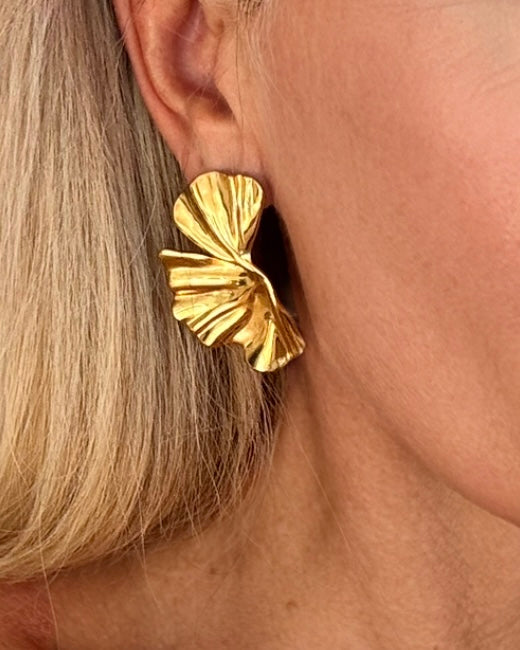 Costa Twist Earrings| Gold