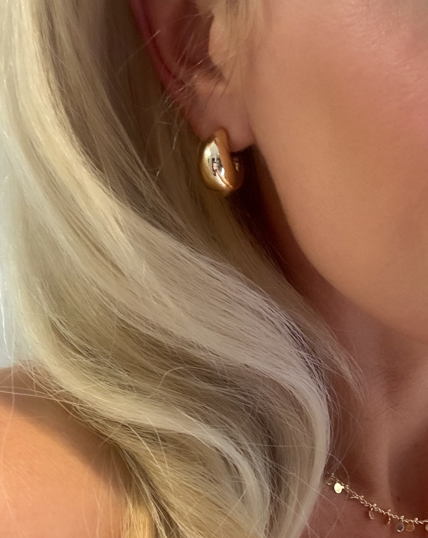 Dew Drop Studs| Gold