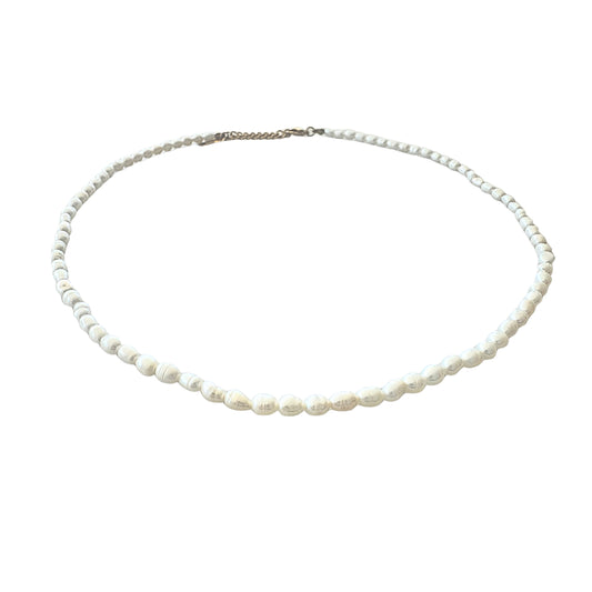 Lustra Pearl Necklace | Gold
