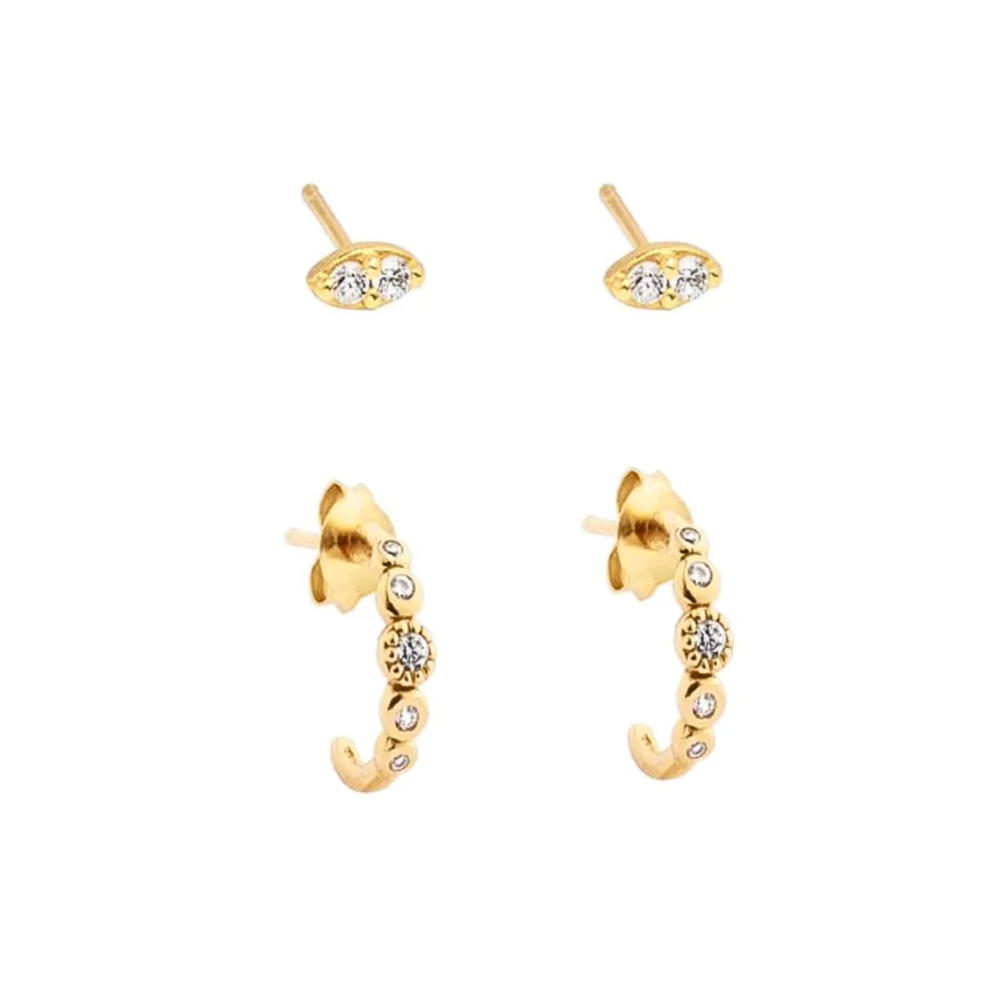 Blanc Sleeper Set | Gold
