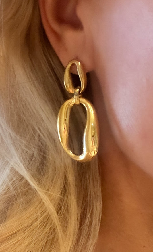 State Earrings | Gold