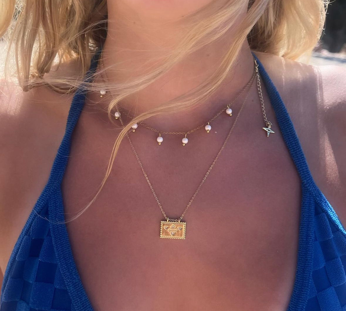 Byzantine Romance - Note to Self Necklace | Gold