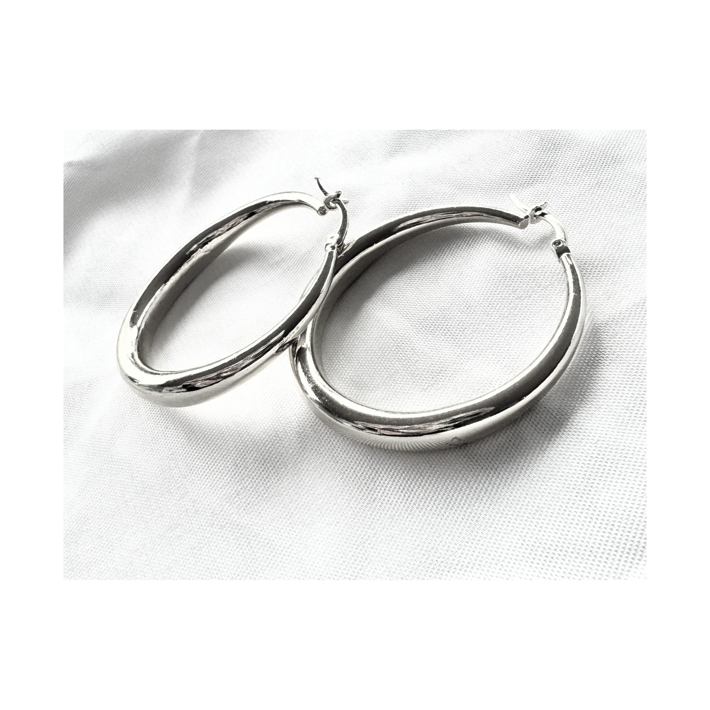 Tropics Hoops| Silver