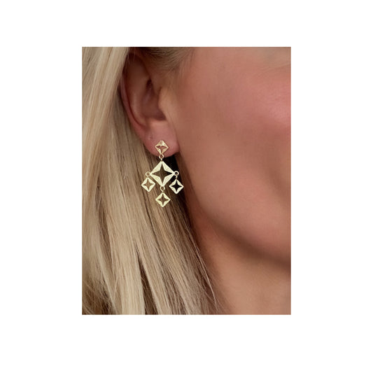 Byzante Embrace Mini Earrings | Gold