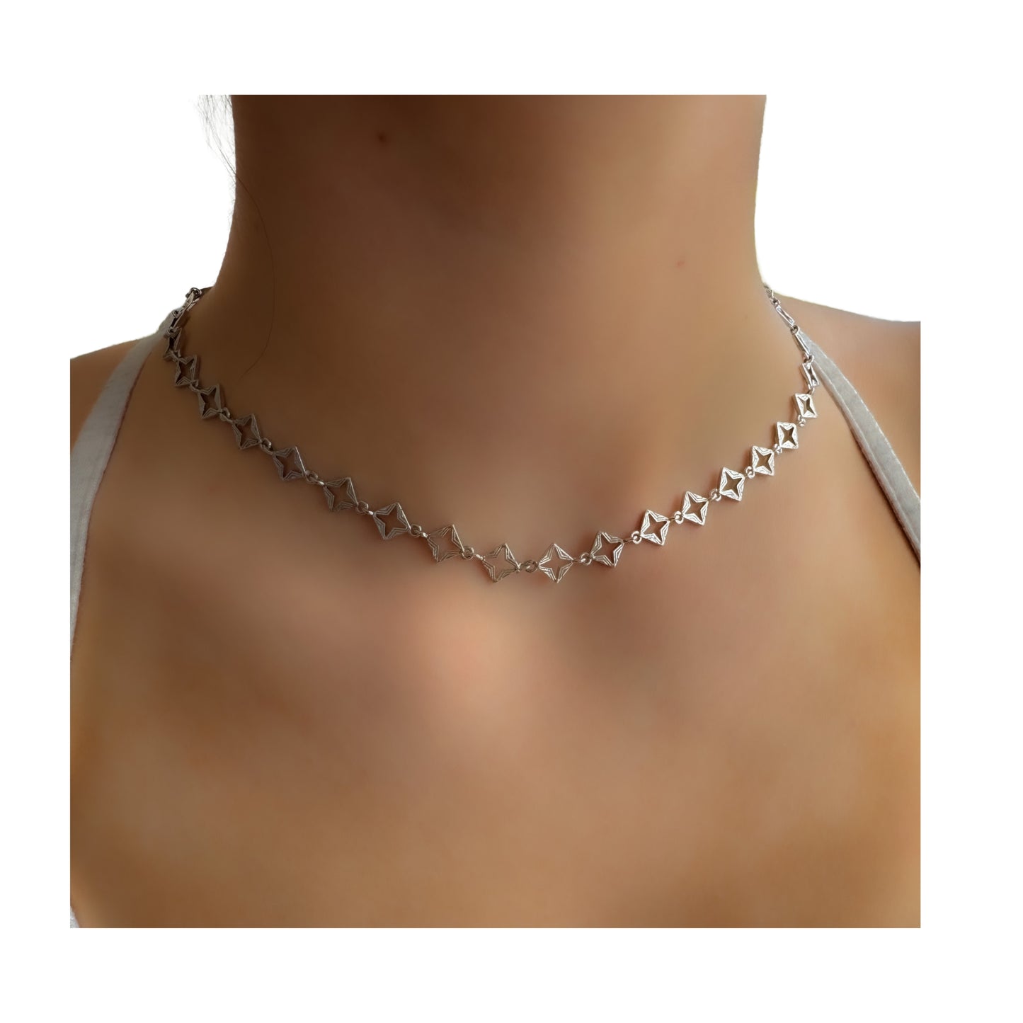 Byzante Embrace Necklace | Silver