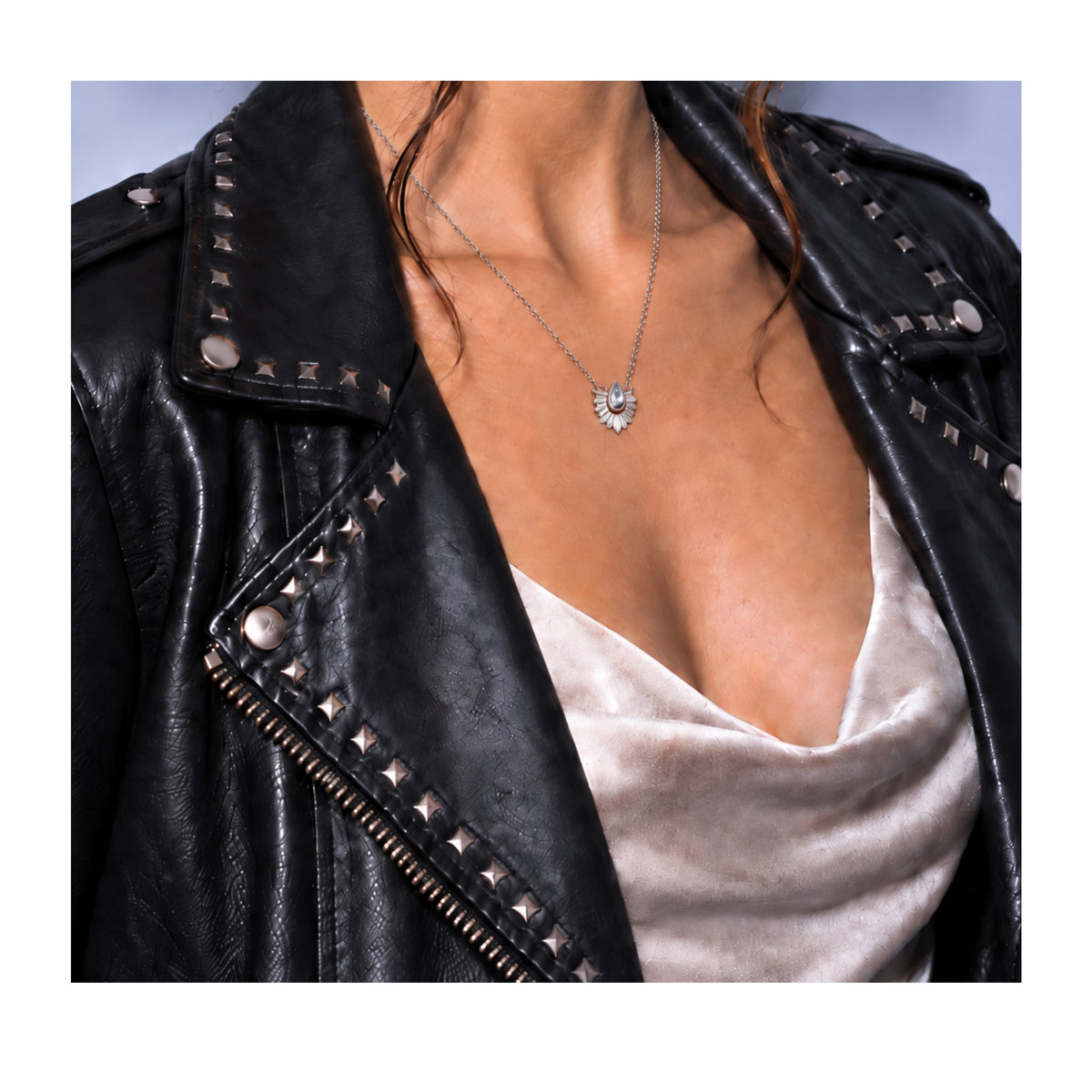 Blaze Necklace | Silver