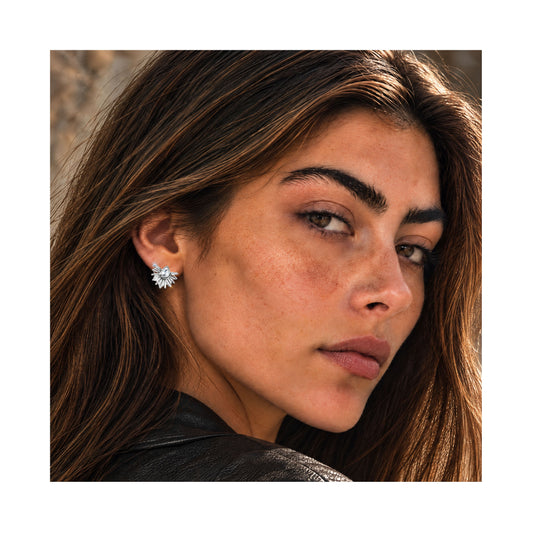 Blaze Earrings | Silver