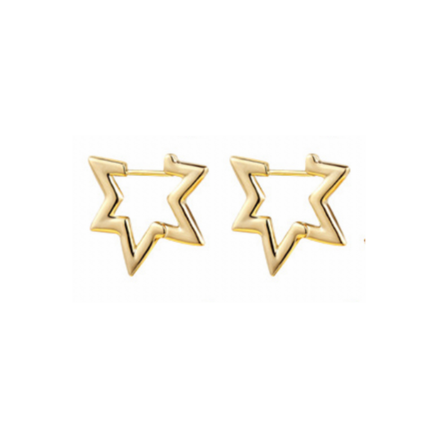 Golden Starlight Hoops