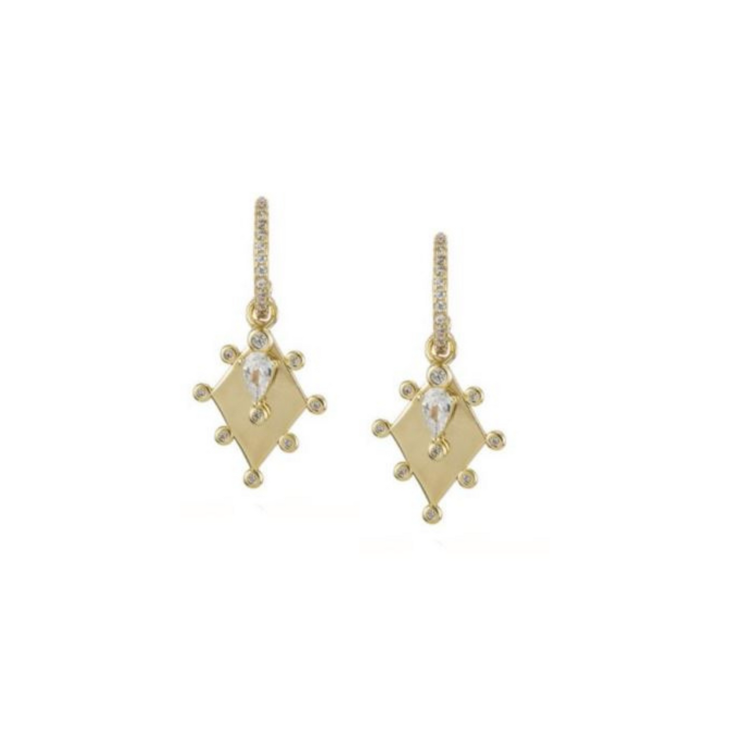 Into the Light | Goddess Earrings | Gold