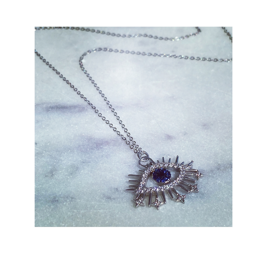 Eye Of Reason Necklace - Silver
