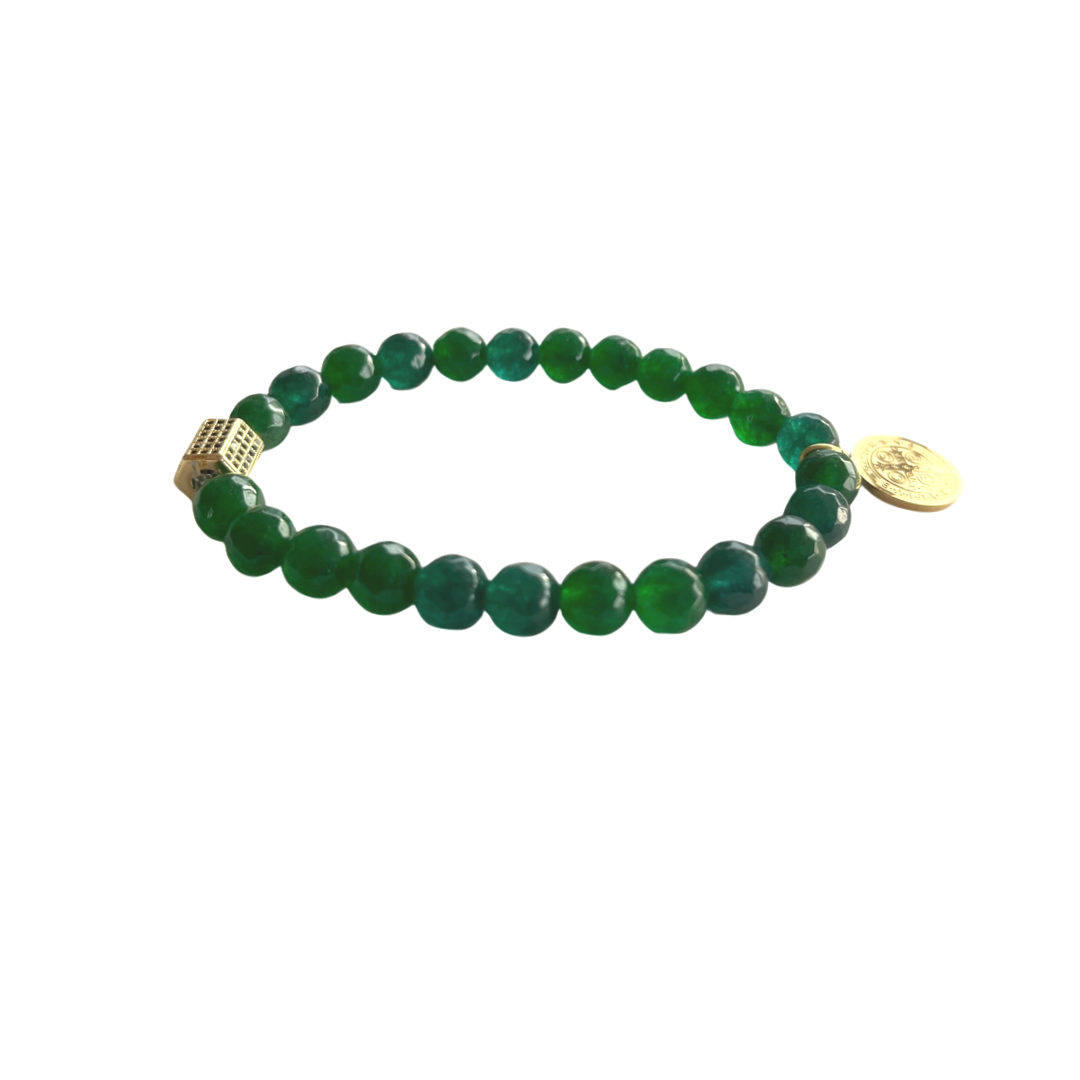 Beaded Bracelet | Luxe Emerald