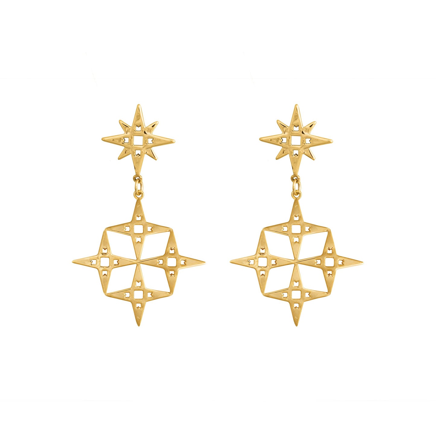 Constellation Earrings | Platinum