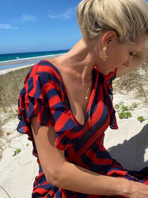 Single Star Necklace | Gold by Lindi Kingi Design shop online now