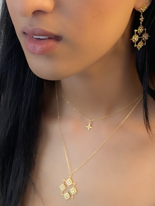 Starburst Collective Earrings | Gold