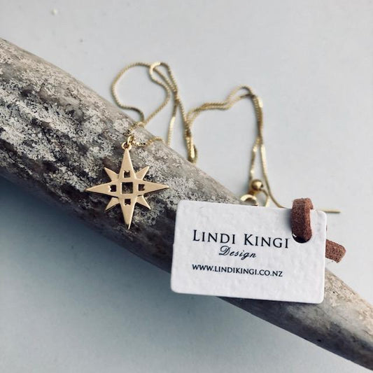 Single Star Necklace | Gold