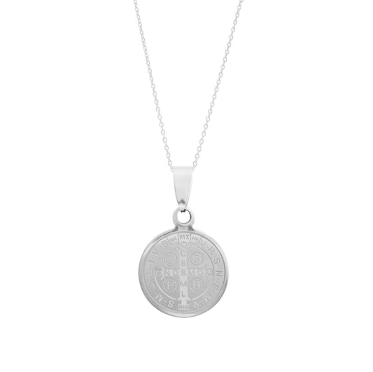 Saint Necklace (Longer Layer) | Silver