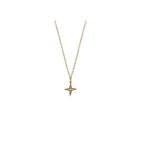 Starseed single star Necklace | Gold