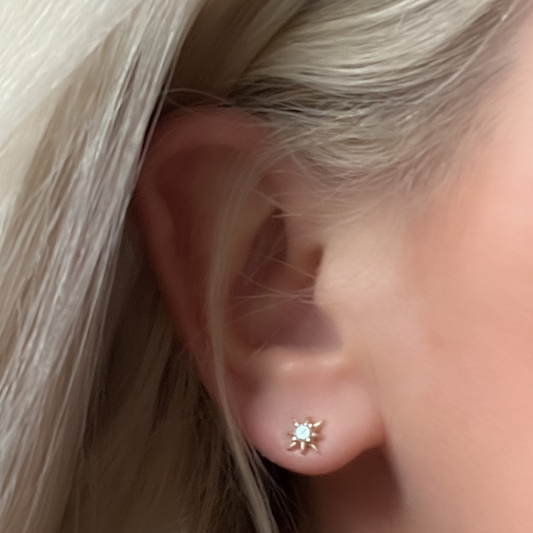 Starbeam Studs | Gold