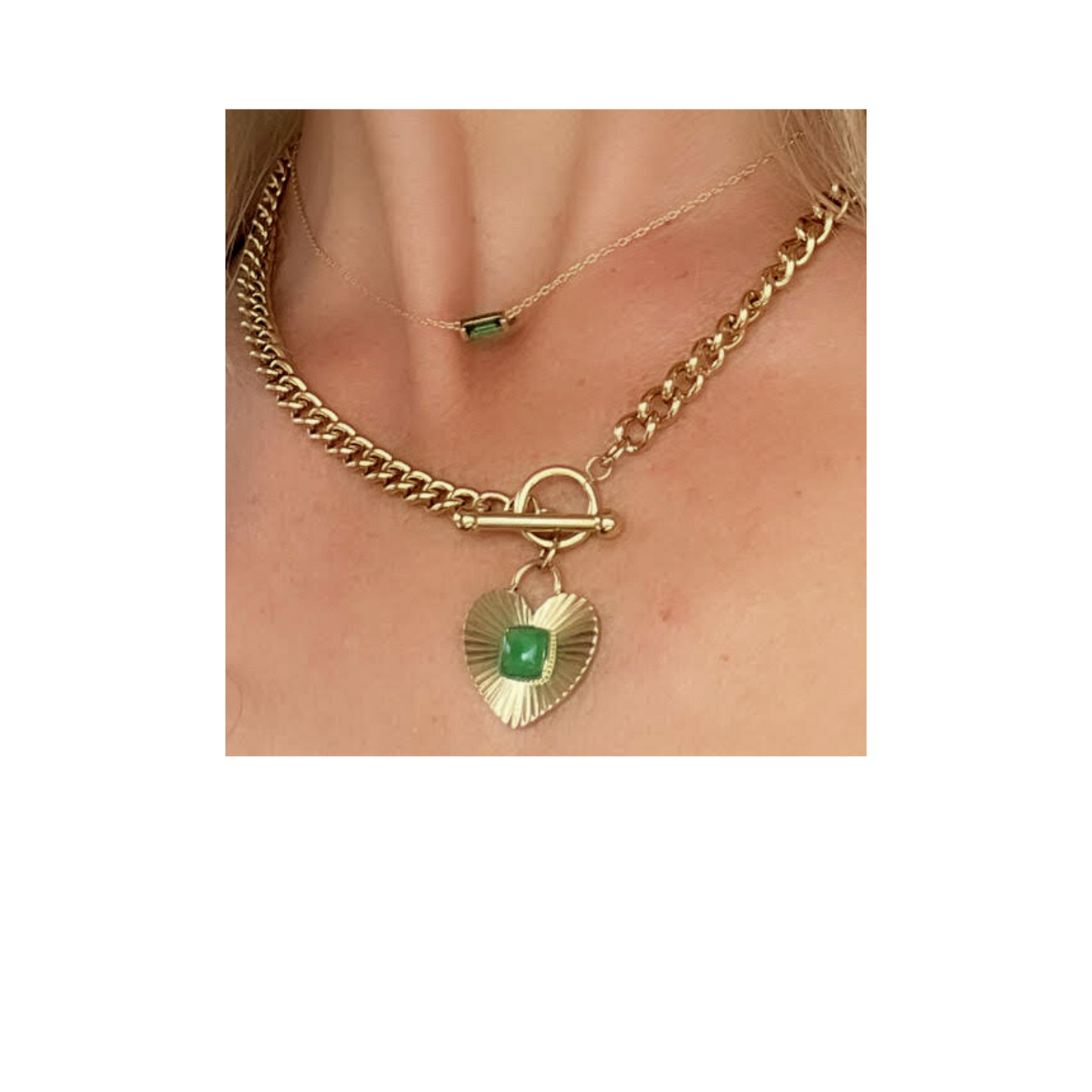 Into the Light- All the Hearts Necklace | Gold