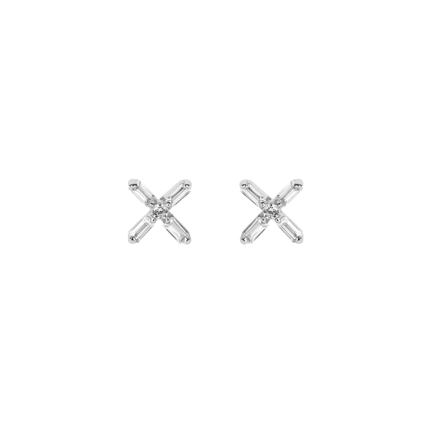 A Dusting of Jewels - Bloom Studs | Silver