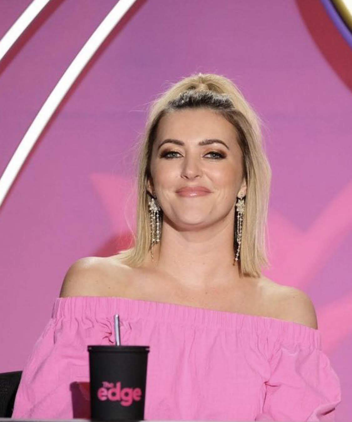 Snowflake Drop Embellished Earrings | Gold