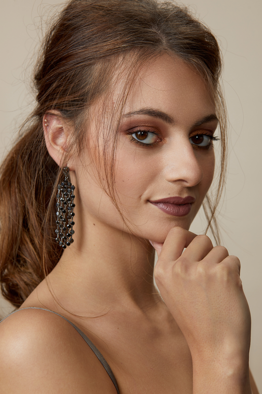 Shine Bright Earrings | Noir