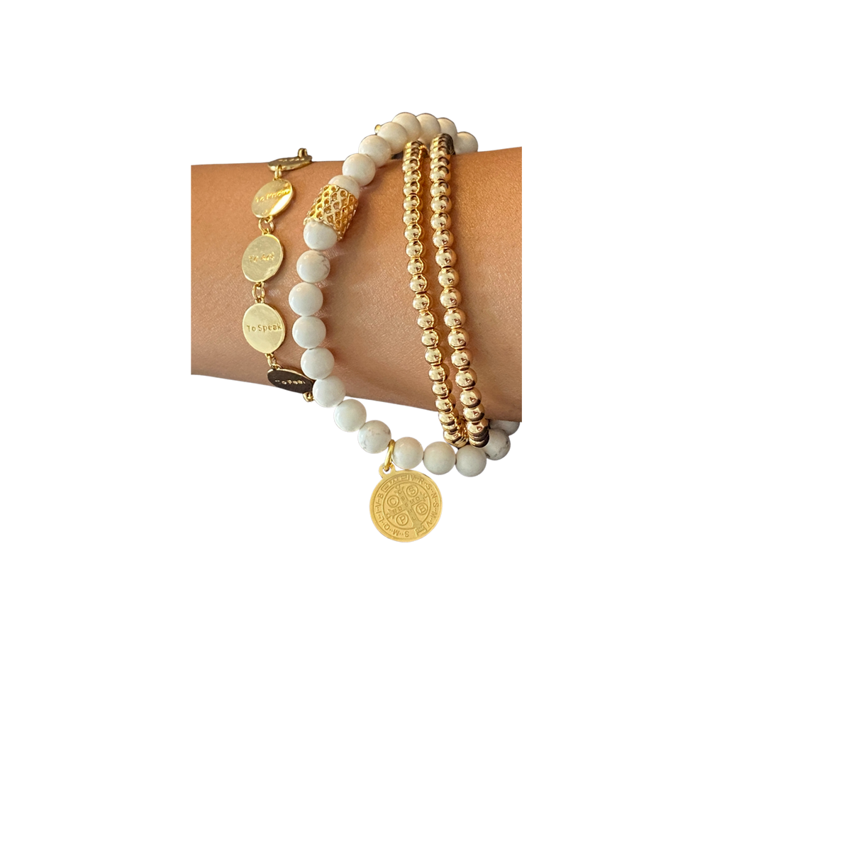 Charlie & Co. Jewelry | 14K Gold Ball Beads Bracelet Model-AB0042
