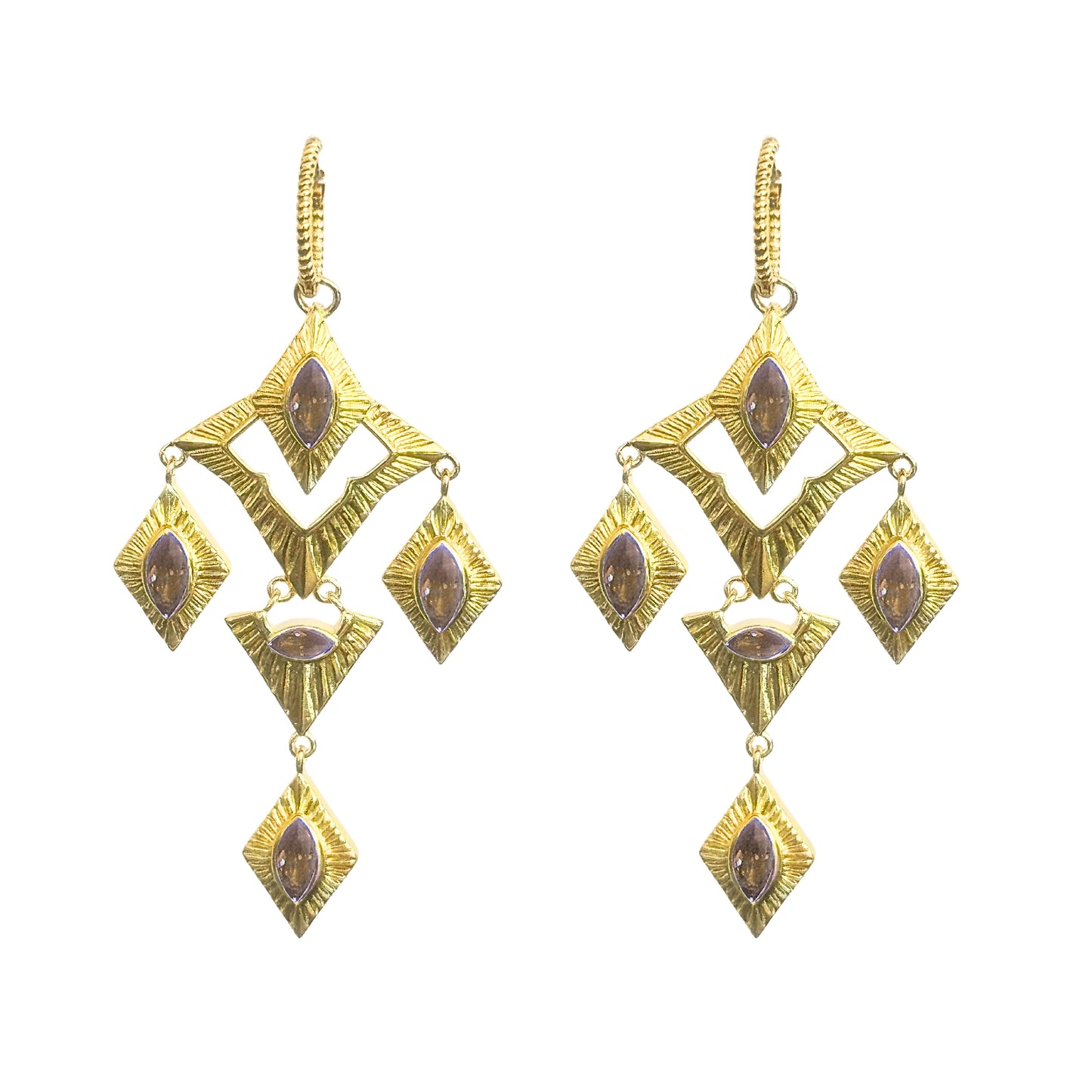 Sagrada Earrings | Espresso & Gold