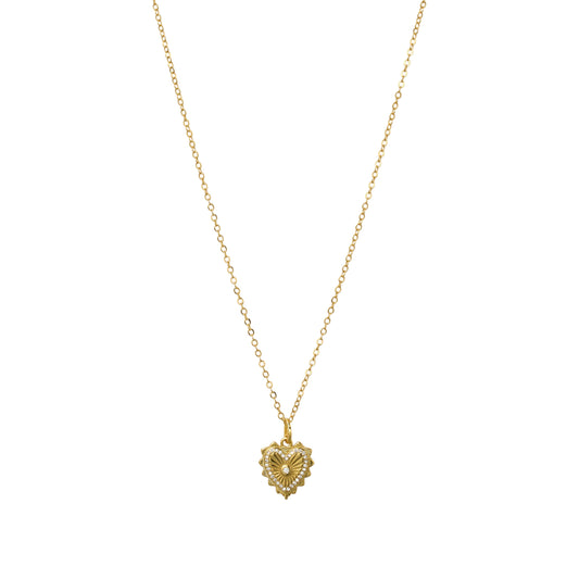Hearts Desire Mini Necklace | Gold