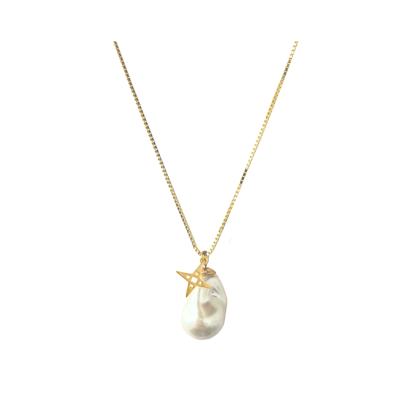 Luxe Pearl Necklace | Gold