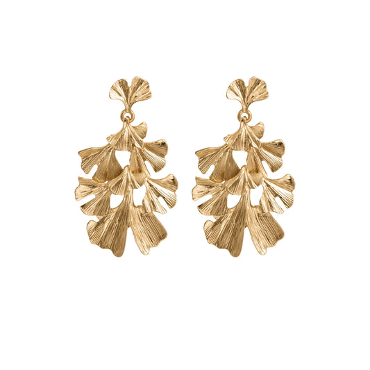 Ginko Leaf Earrings