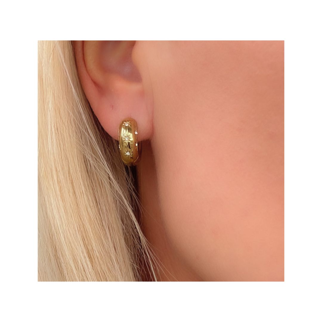 Super Nova Earrings| Gold