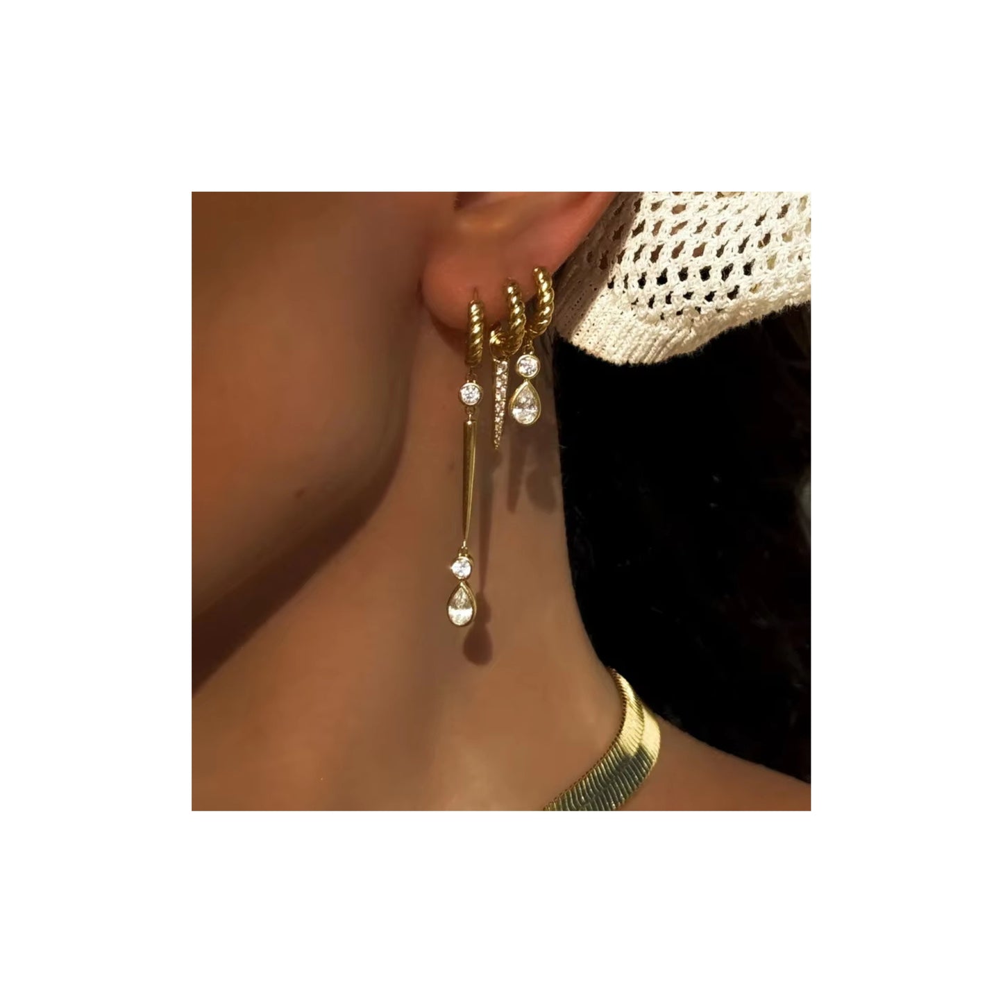 Elara Earrings| Gold - back soon