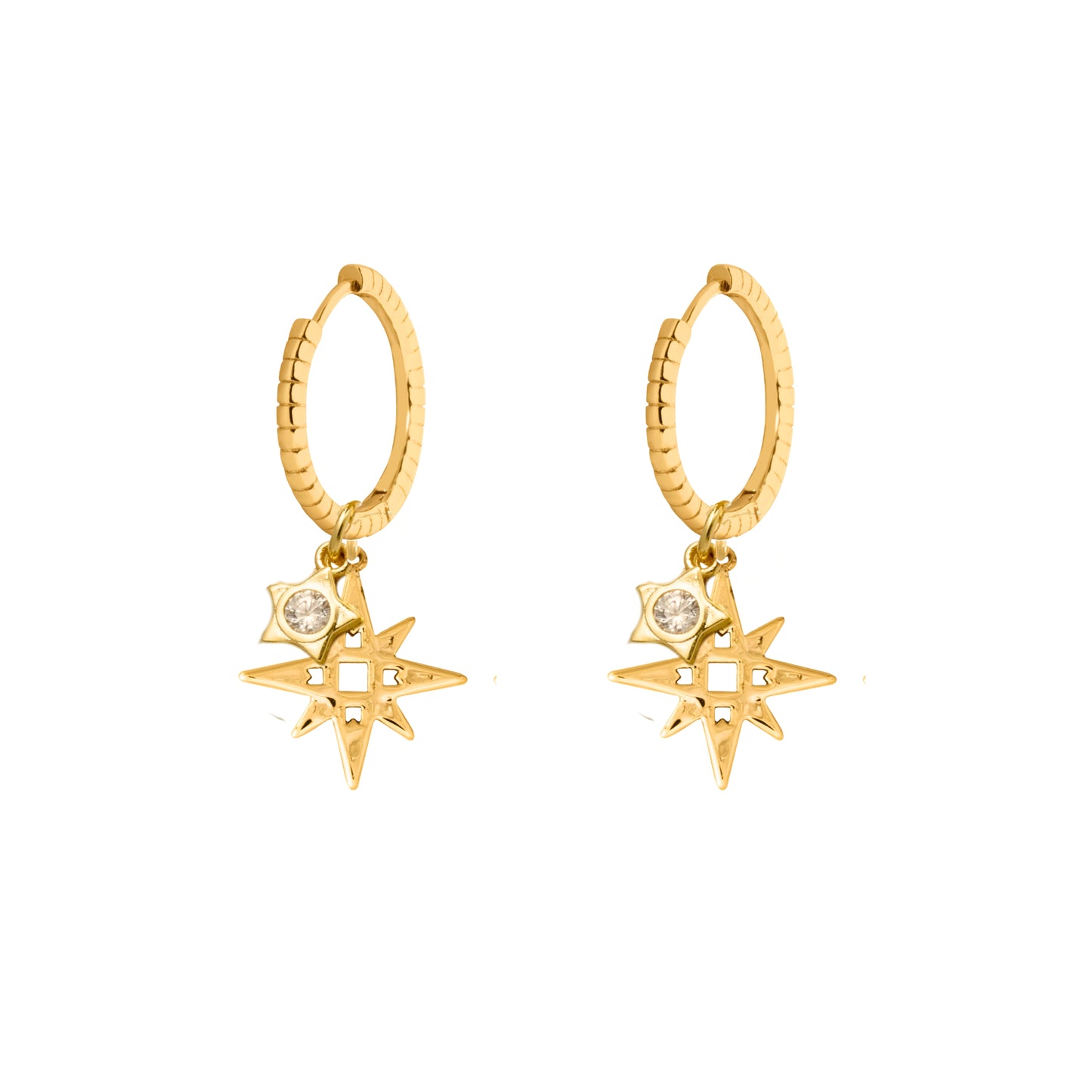 LKD Signature Star Necklace with embellished Star| Gold