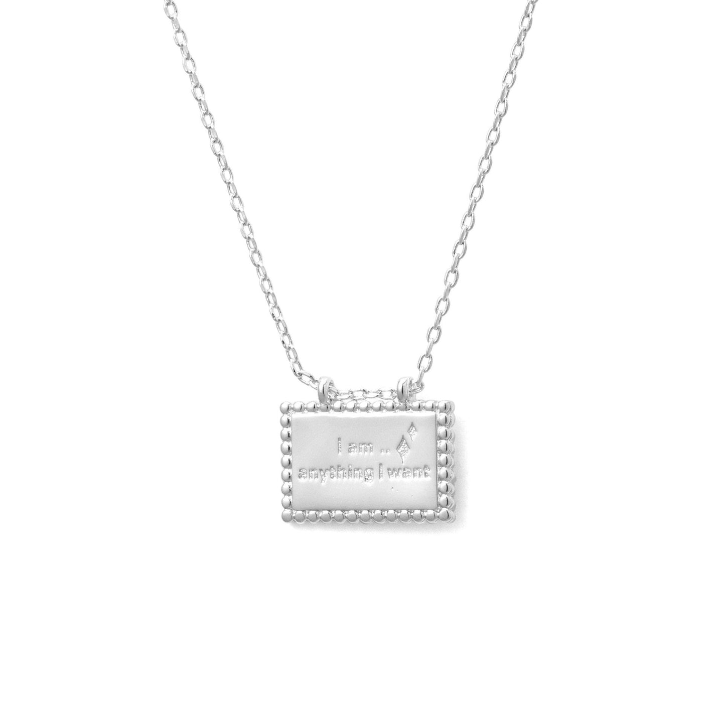 Byzantine Romance - Note to Self Necklace | Silver
