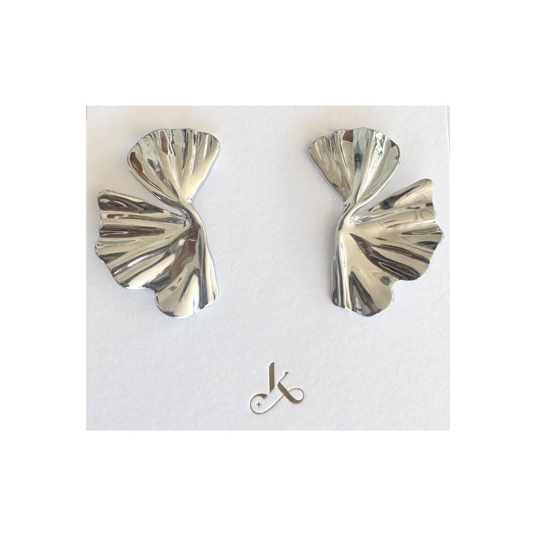Costa Twist Earrings| Silver
