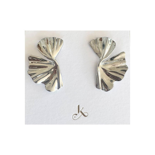 Costa Twist Earrings| Silver