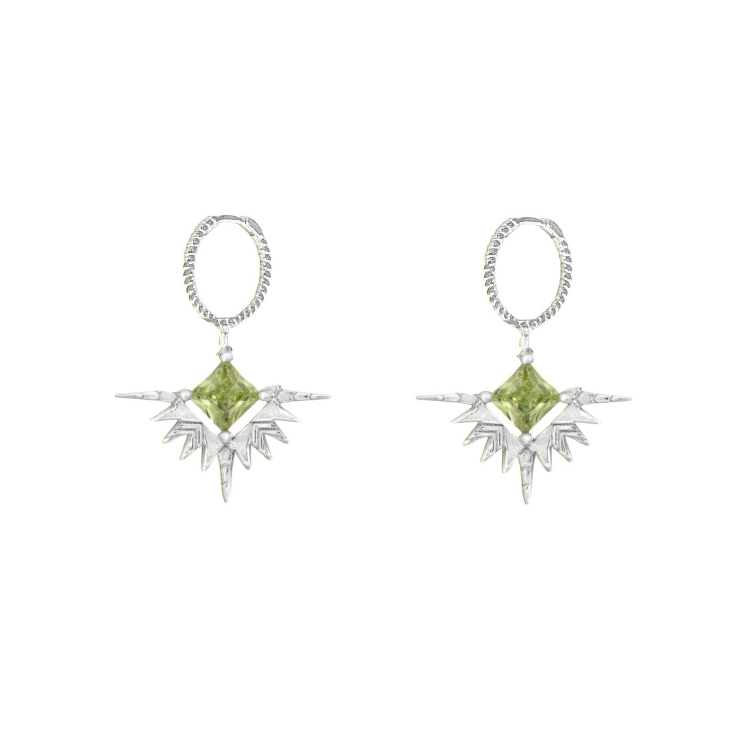 Solstice Sleepers | Silver & Peridot