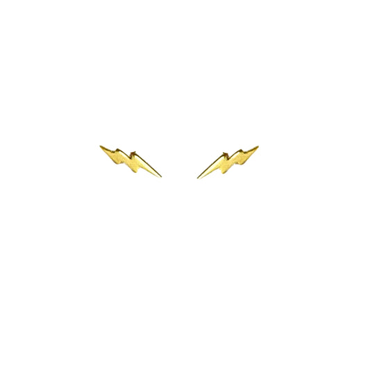 Bolt of Light Studs| Gold