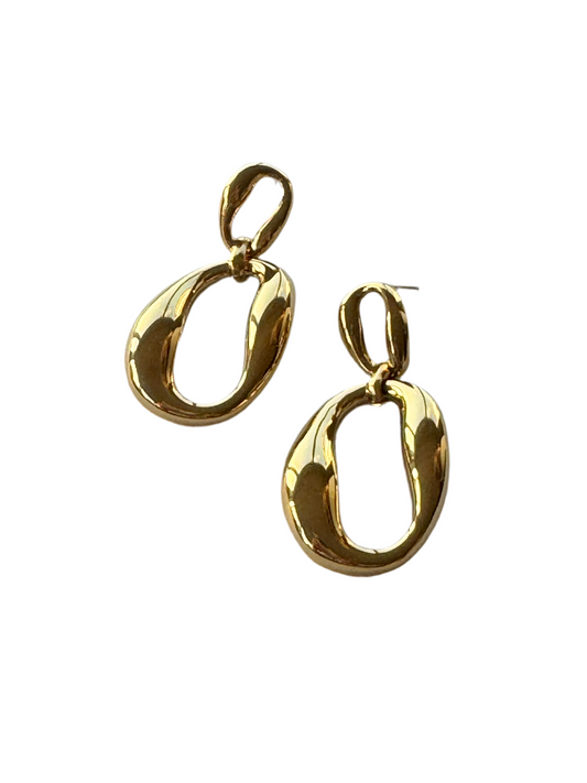 State Earrings | Gold