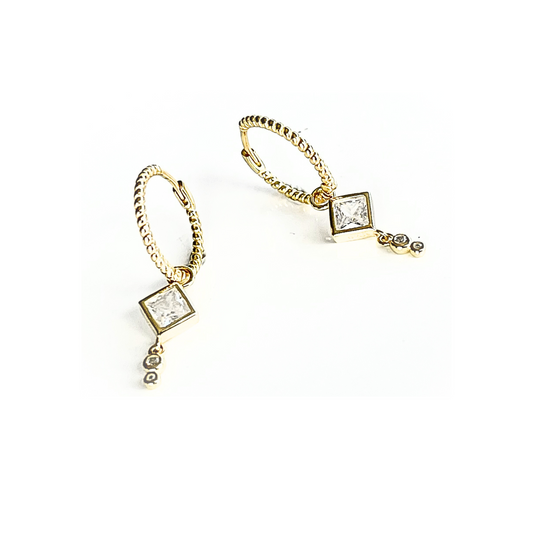 Into the Light | Celeste Earrings | Gold