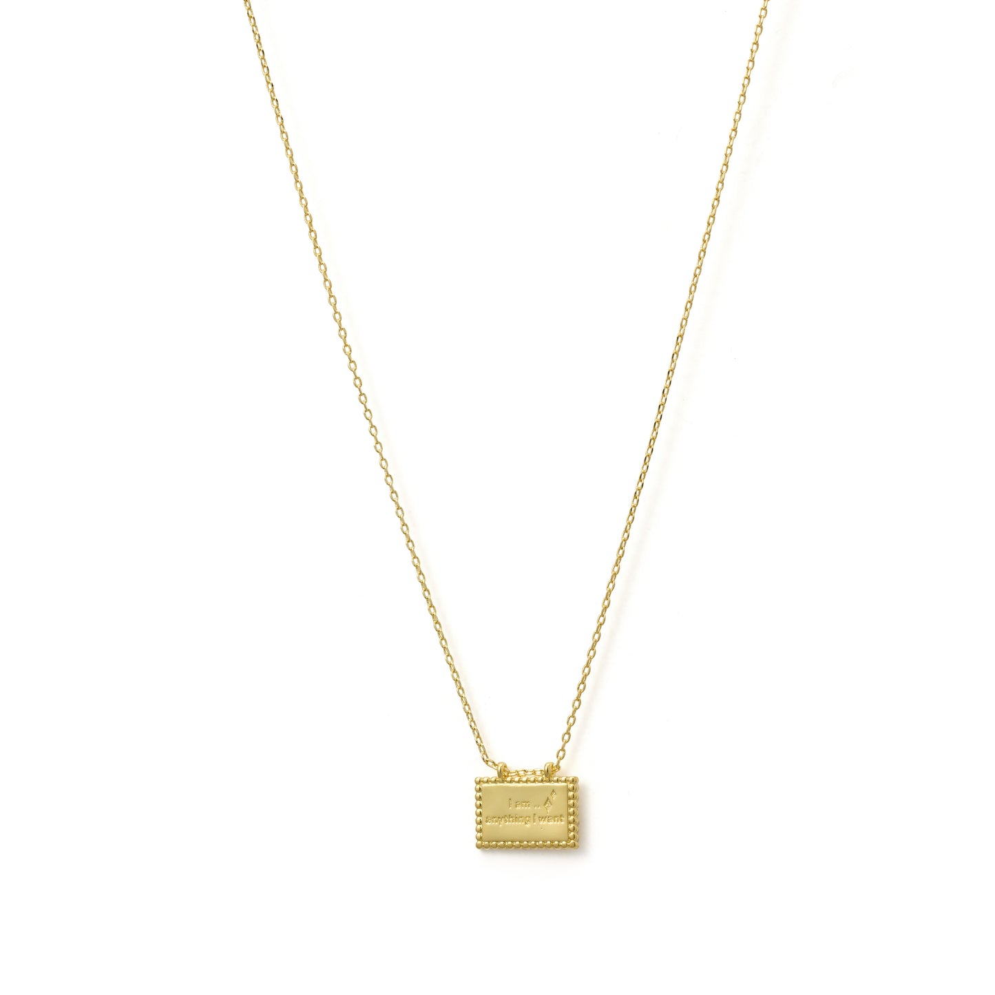 Byzantine Romance - Note to Self Necklace | Gold