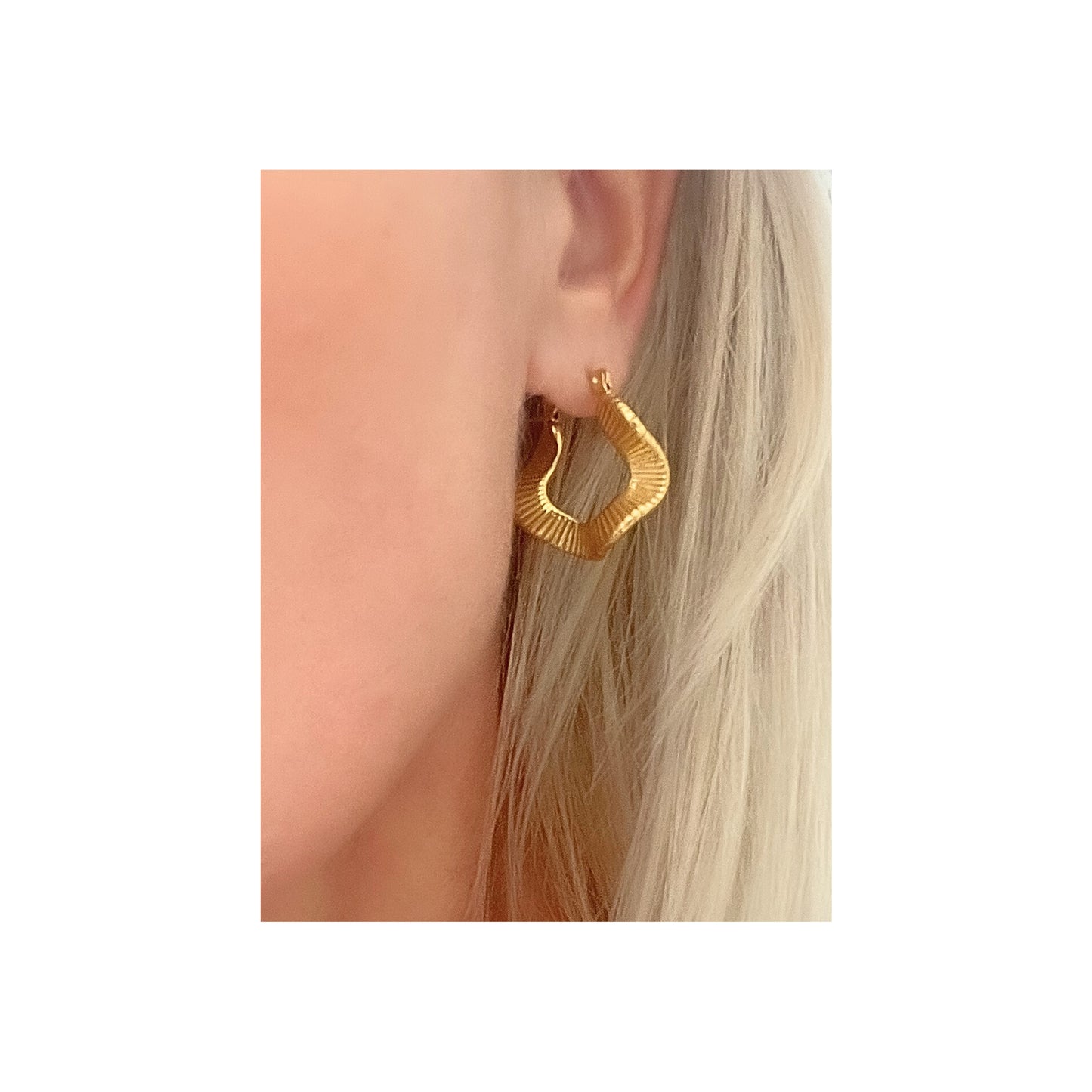 Ripple Hoops| Gold