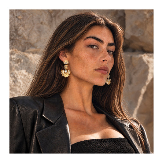 Sirena Earrings | Gold